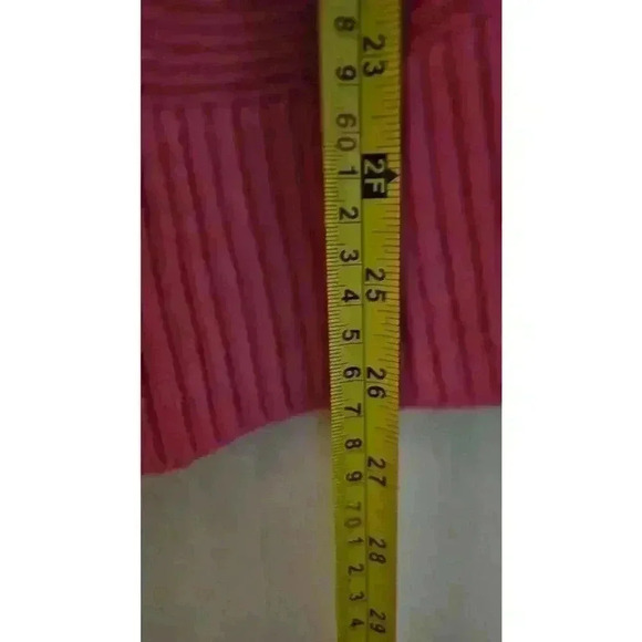 Fresh Produce Women's V-Neck Pullover Sweater Pink Size XL Long Sleeve Casual - Picture 4 of 4